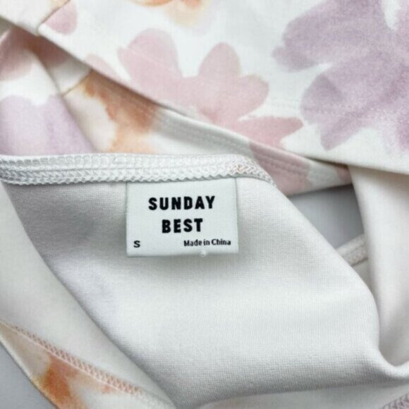 Aritzia Sunday Best Amie Twisted Halter Crop Ponte Tank Size Small - Picture 5 of 6